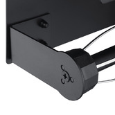 Expert Homewares Minori Black Stainless Steel Toilet Roll Holder
