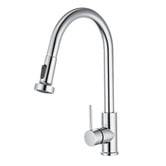 Expert Homewares Euro Pull-Out Button Spray Kitchen Mixer