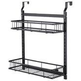 Expert Homewares 2 Tier Grayson Steel Over-the-Door Shower Caddy