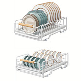 Expert Homewares 2 Piece White Grayson Steel Drying Rack Set