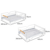 Expert Homewares 2 Piece White Grayson Steel Drying Rack Set