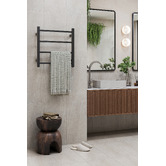 Expert Homewares Square 500 x 520mm Stainless Steel Heated Towel Rail