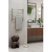 Expert Homewares Square 500 x 520mm Stainless Steel Heated Towel Rail