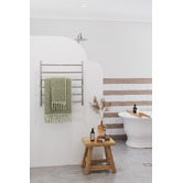 Expert Homewares Reese 600 x 620mm Round Heated Towel Rail