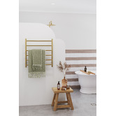 Expert Homewares Reese 600 x 620mm Round Heated Towel Rail