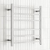 Expert Homewares Ottimo Square 620 x 674mm 6 Bar Plush Heated Towel Rail