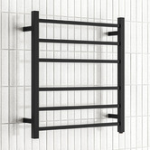 Expert Homewares Ottimo Square 620 x 674mm 6 Bar Plush Heated Towel Rail