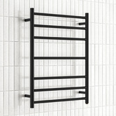 Expert Homewares Solander 600 x 800mm Stainless Steel 7 Bar Heated Towel Rail