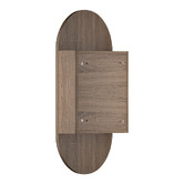 Expert Homewares Winona 450mm Pill Mirrored Shaving Cabinet