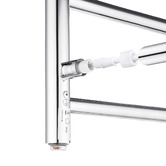 Expert Homewares Solander 500 x 520mm 4 Bar Heated Towel Rail