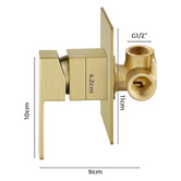 Expert Homewares Pierre Shower/Bath Wall Mixer