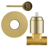 Expert Homewares Euro Round Shower/Bath Wall Mixer