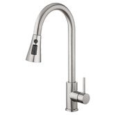 Expert Homewares Frederick Gooseneck Pull-Out Kitchen Sink Mixer