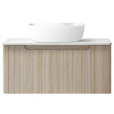 Expert Homewares Mallari 900mm Wall Hung Single Vanity with 465mm Ceramic Basin