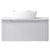 Expert Homewares Mallari 900mm Wall Hung Single Vanity with 465mm Ceramic Basin