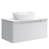 Expert Homewares Mallari 900mm Wall Hung Single Vanity with 465mm Ceramic Basin