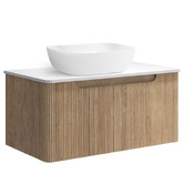 Expert Homewares Mallari 900mm Wall Hung Single Vanity with 465mm Ceramic Basin