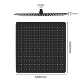 Expert Homewares Andon 400mm Super Slim Shower Head