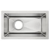 Expert Homewares Deso 250mm Single Stainless Steel Kitchen Sink with Button-controlled Basket Waste
