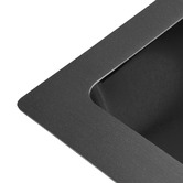 Expert Homewares Deso 440mm Single Stainless Steel Kitchen Sink with Button-controlled Basket Waste