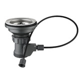 Expert Homewares Deso 680mm Single Stainless Steel Kitchen Sink with Button-controlled Basket Waste