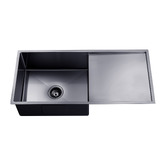 Expert Homewares Deso 960mm Single Kitchen Sink with Drainer