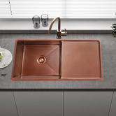 Expert Homewares 960mm Single Kitchen Sink with Drainer