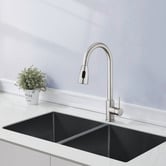 Expert Homewares Rohan Flared Gooseneck Pull-Out Kitchen Sink Mixer