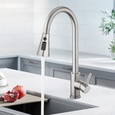 Expert Homewares Frederick Gooseneck Pull-Out Kitchen Sink Mixer