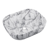 Expert Homewares Ascot White 485mm Rectangular Ceramic Basin