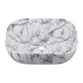 Expert Homewares Ascot White 485mm Rectangular Ceramic Basin