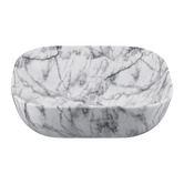 Expert Homewares Ascot White 485mm Rectangular Ceramic Basin