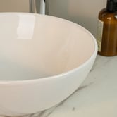 Expert Homewares Cass 280mm Above Counter Round Ceramic Basin