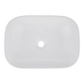 Expert Homewares Above Counter Rectangular Nano-Glazed Ceramic Basin