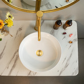 Expert Homewares Rhonda 350mm Above Counter Round Ceramic Basin