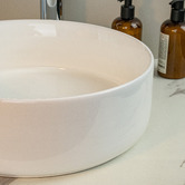 Expert Homewares 35cm Above Counter Round Ceramic Basin