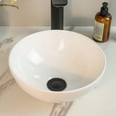 Expert Homewares Cass 280mm Above Counter Round Ceramic Basin