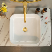 Expert Homewares Softy 38mm Square Ceramic Basin