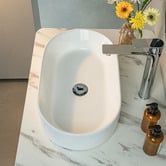 Expert Homewares Cammie 530mm Above Counter Oval Ceramic Basin