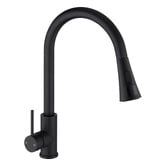 Expert Homewares Cammie Chrome Gooseneck Pull-Out Kitchen Sink Mixer