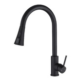 Expert Homewares Cammie Chrome Gooseneck Pull-Out Kitchen Sink Mixer