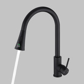 Expert Homewares Cammie Chrome Gooseneck Pull-Out Kitchen Sink Mixer