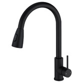 Expert Homewares Rohan Flared Gooseneck Pull-Out Kitchen Sink Mixer