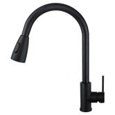 Expert Homewares Rohan Flared Gooseneck Pull-Out Kitchen Sink Mixer