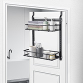 Expert Homewares 2 Tier Grayson Steel Over-the-Door Shower Caddy