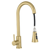 Expert Homewares Solander Gooseneck Pull-Out Kitchen Sink Mixer