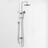 Expert Homewares Finn Round Thick Waterfall Twin Rail Shower