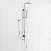 Expert Homewares Finn Square Thin Waterfall Twin Rail Shower