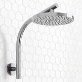Expert Homewares Round Gooseneck Shower Arm &amp; Head