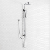 Expert Homewares Nero 200mm Twin Rail Shower